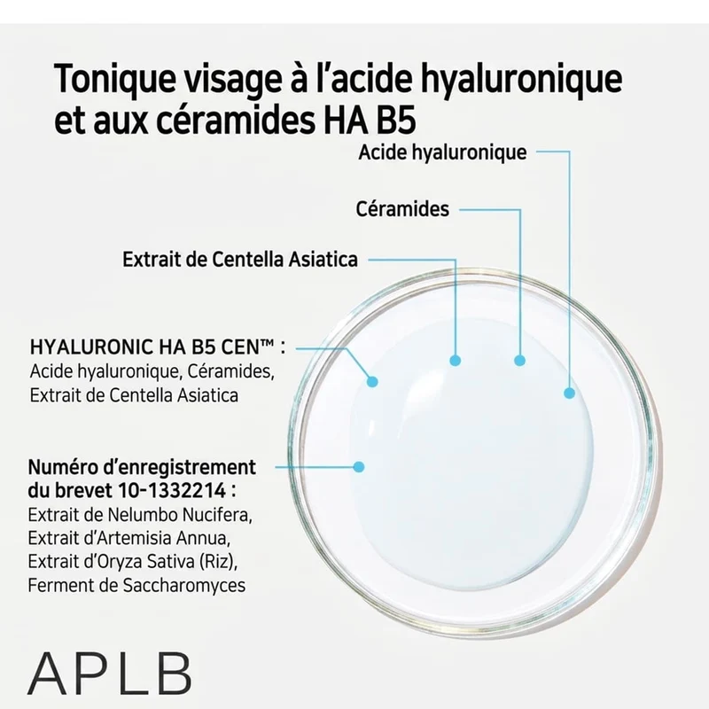 Crème Visage Acide Hyaluronique Céramides HA B5