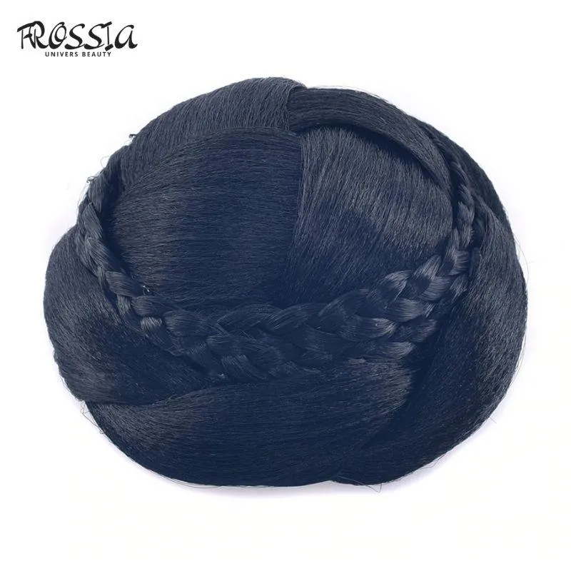 Postiche Chignon Natte Noir
