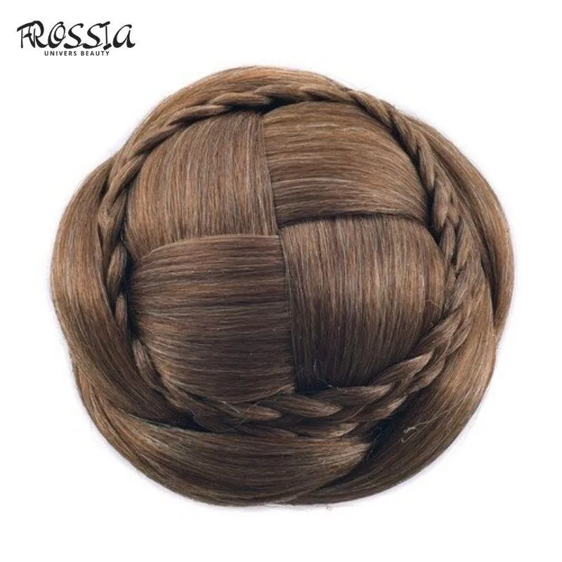 Postiche Chignon Tresse Châtain