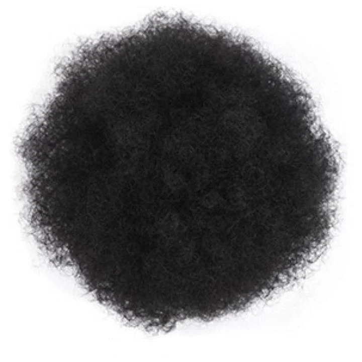 Postiche Chignon Afro Noir