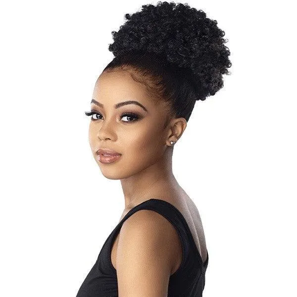 Postiche Chignon Afro Noir