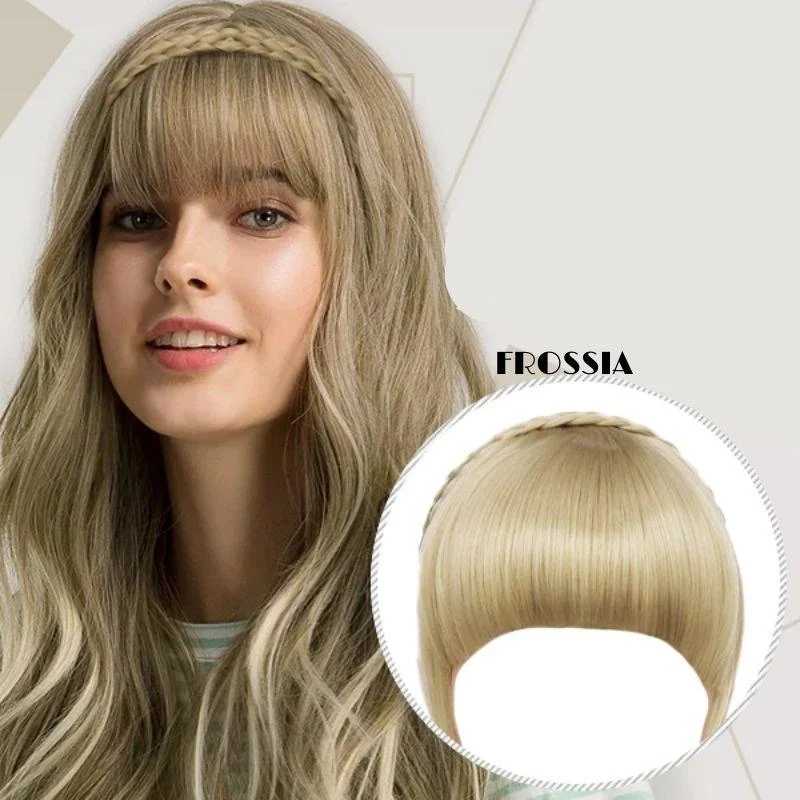 Fausse Frange Blonde avec Serre Tête