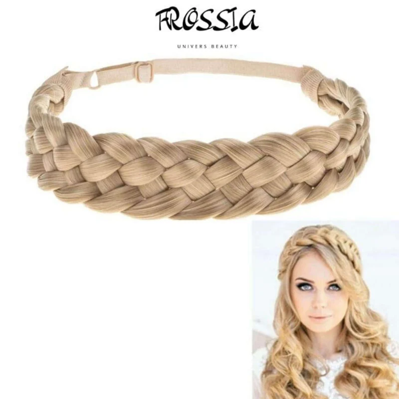 Bandeau Tressé Cheveux Blond