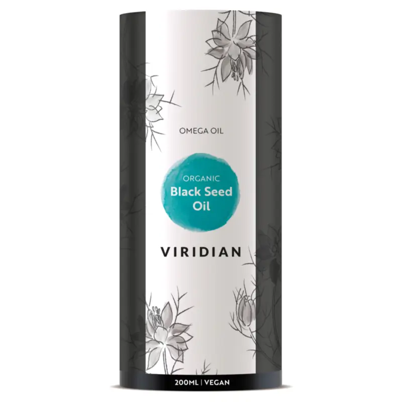 Viridian Huiles nutritionnelles Huile de cumin noir bio, 200 ml