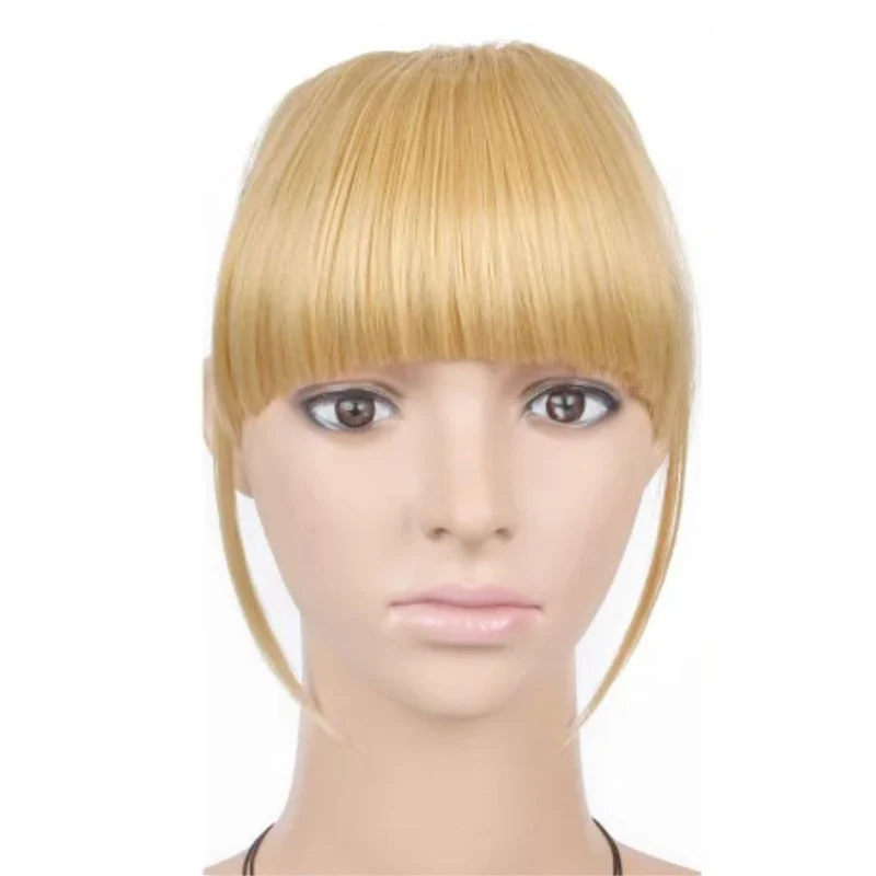 Fausse Frange Blonde Dorée