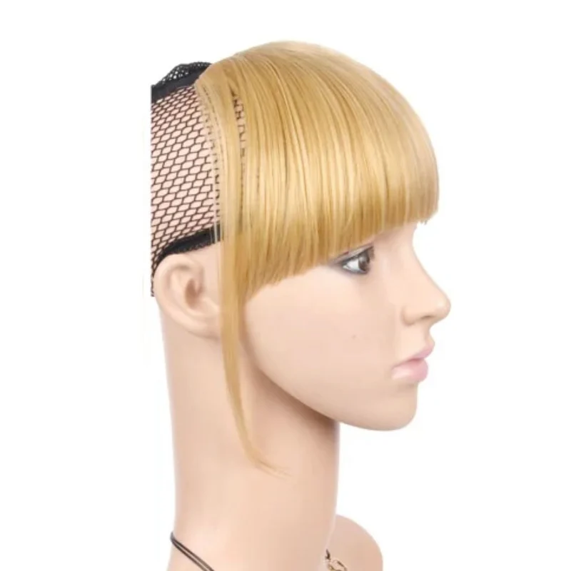 Fausse Frange Blonde Dorée