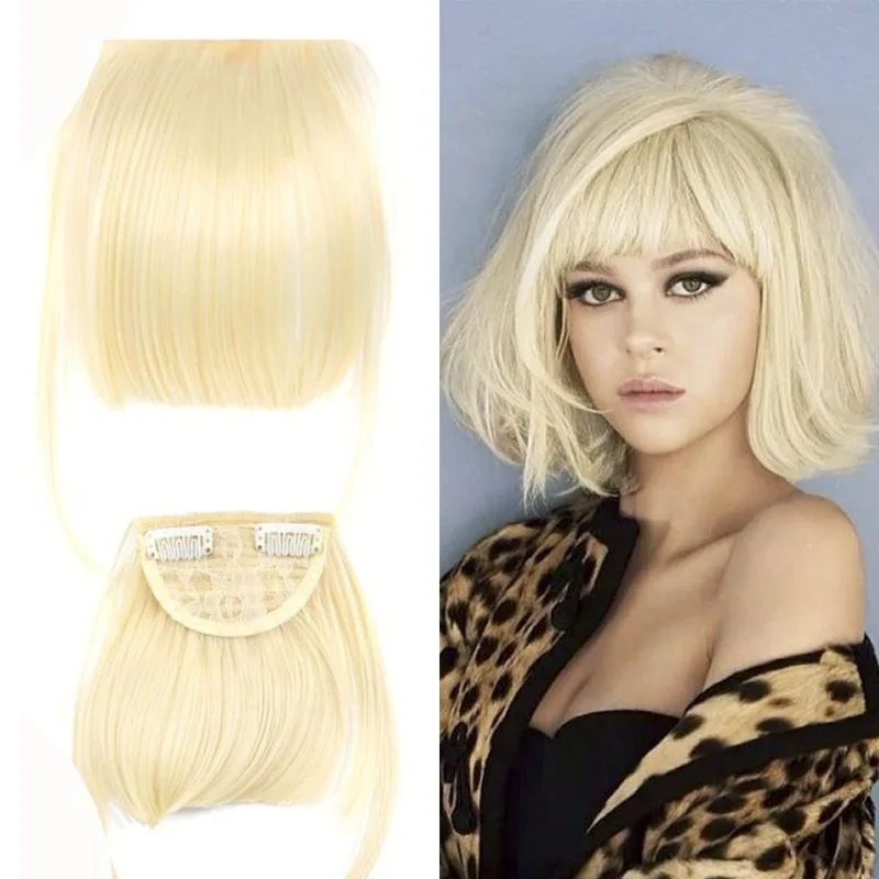 Frange Blonde à Clip