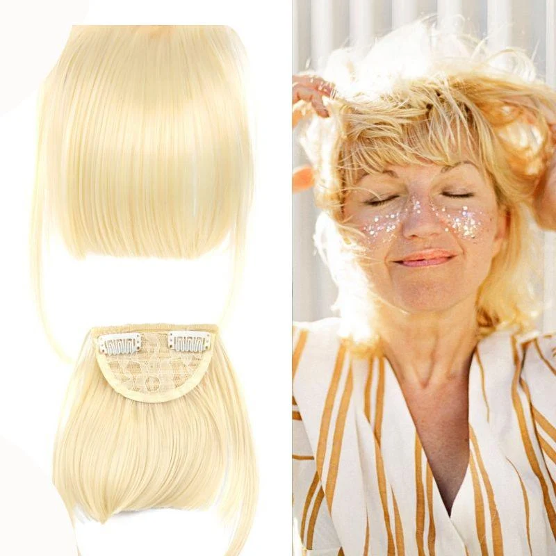 Frange Blonde à Clip