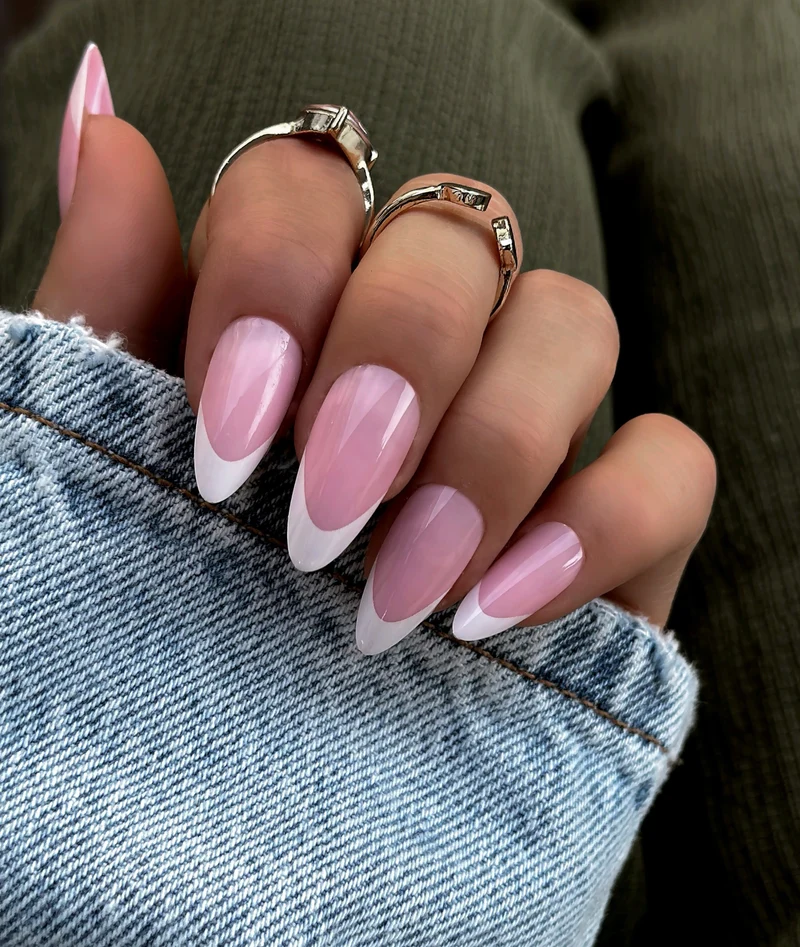 Gummy Medium Almond french pink