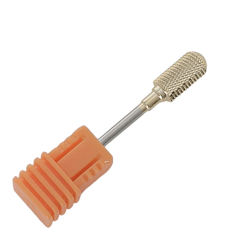 Embout ongles "Cylindre carbure doré" (Trés doux)