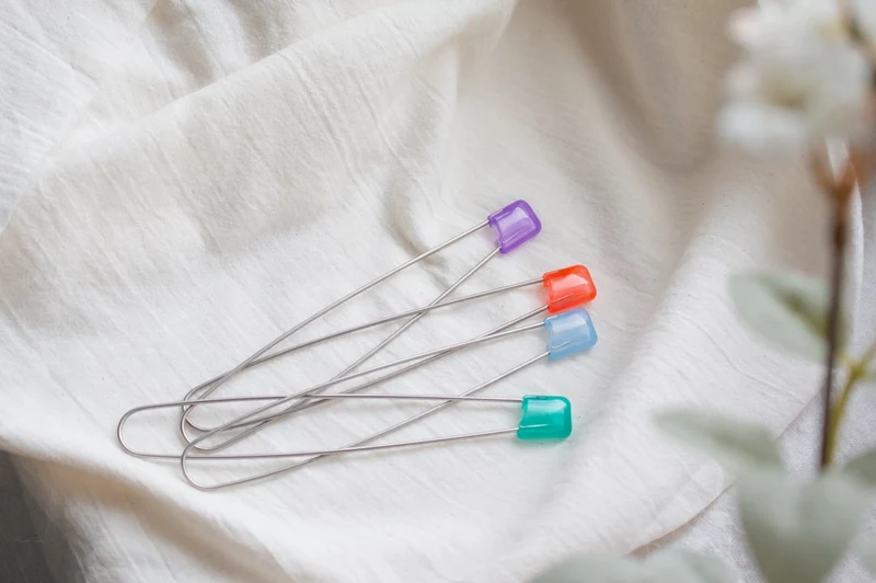 ka seeknit attache-mailles en acier inoxydable long* nouveau
