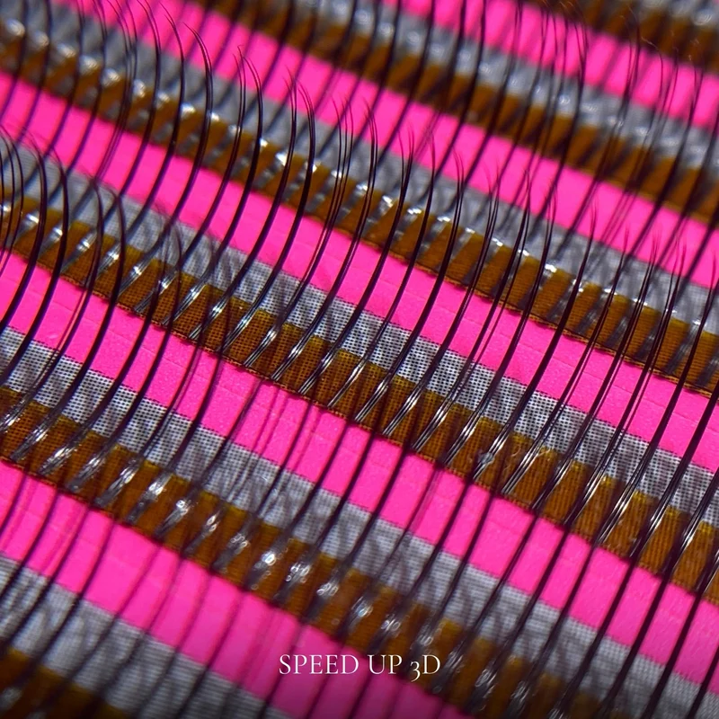 Speed Up Lash 3D – Extensions de cils pré-encollées pour bouquets 3D rapides