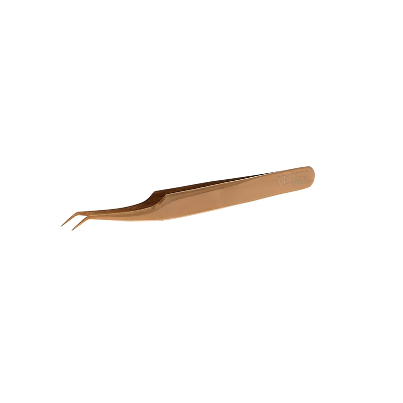 Pince semi courbée rose gold