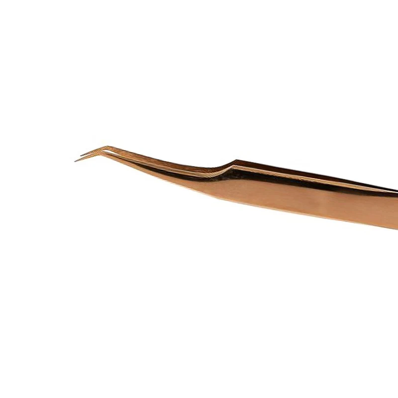 Pince semi courbée rose gold