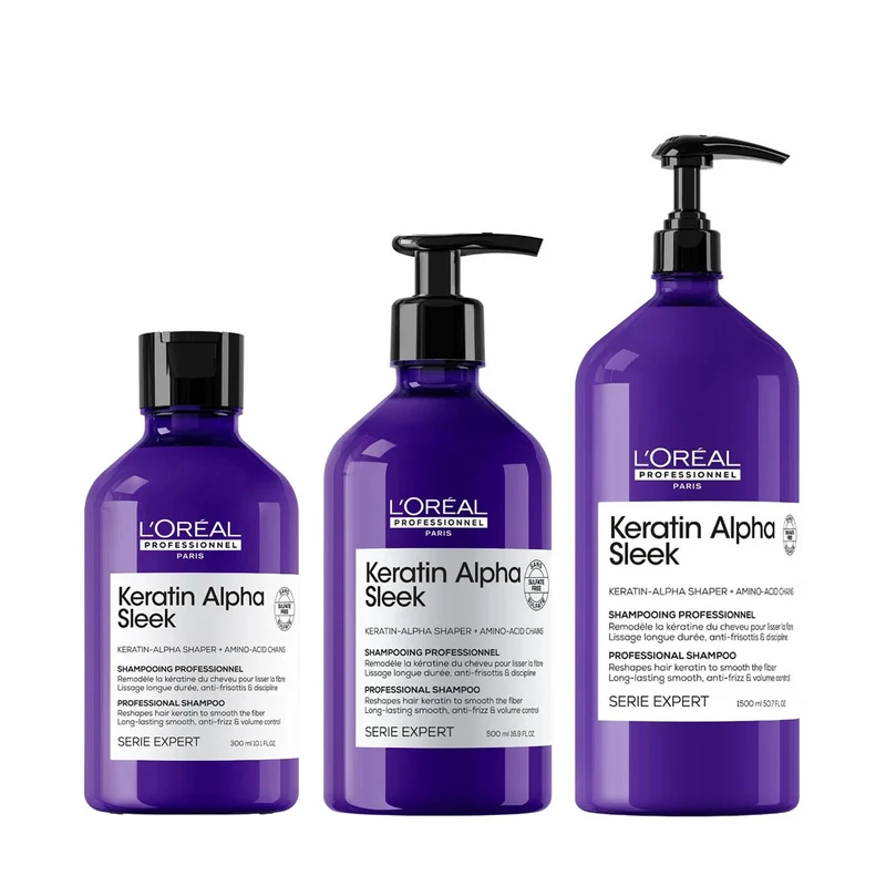 Shampoing Disciplinant Keratin Alpha Sleek Série Expert