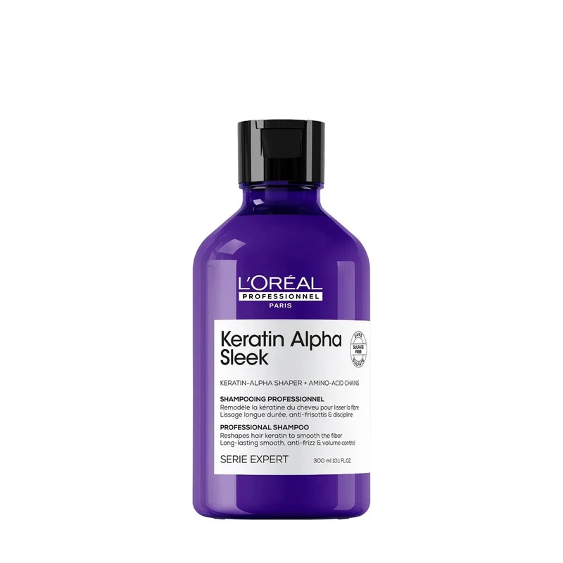Shampoing Disciplinant Keratin Alpha Sleek Série Expert