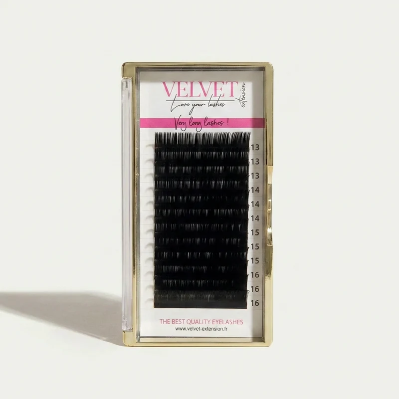 Extensions de cils volume russe XXL 13–16 mm effet big volume noir intense