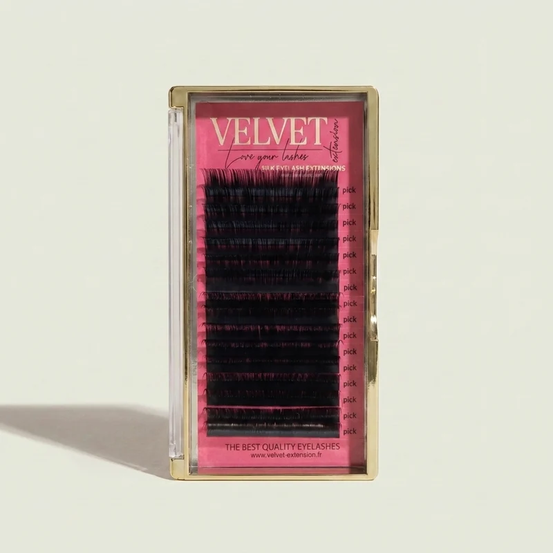 Volume Russe – Extensions de cils en soie – Boîte taille unique