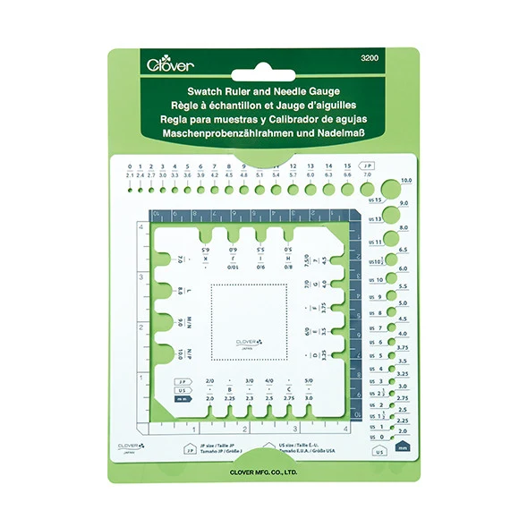 clover règle d'échantillonnage et jauge d'aiguille