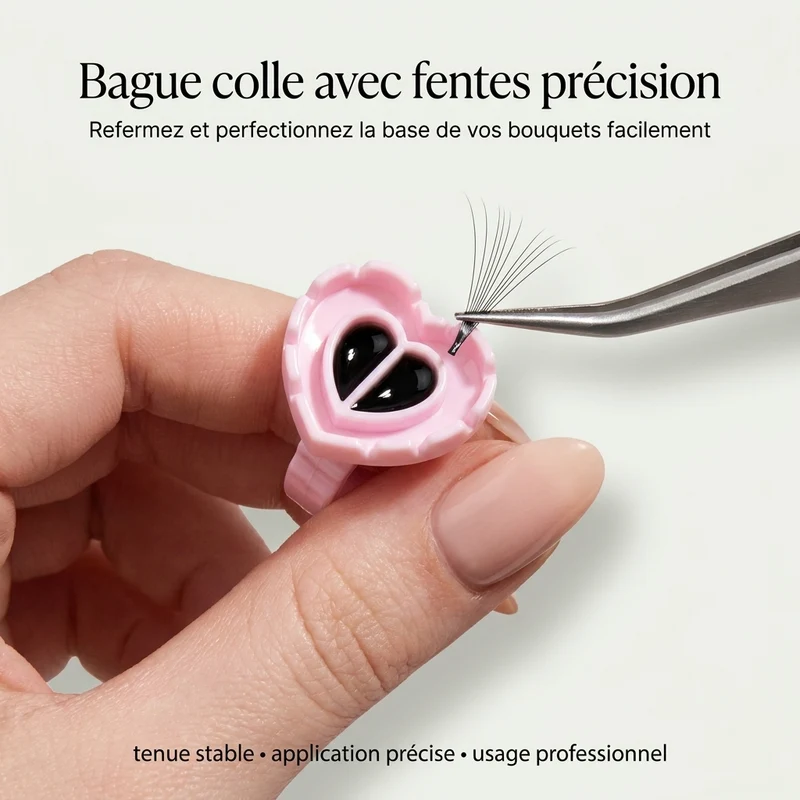 Bague colle coeur X20
