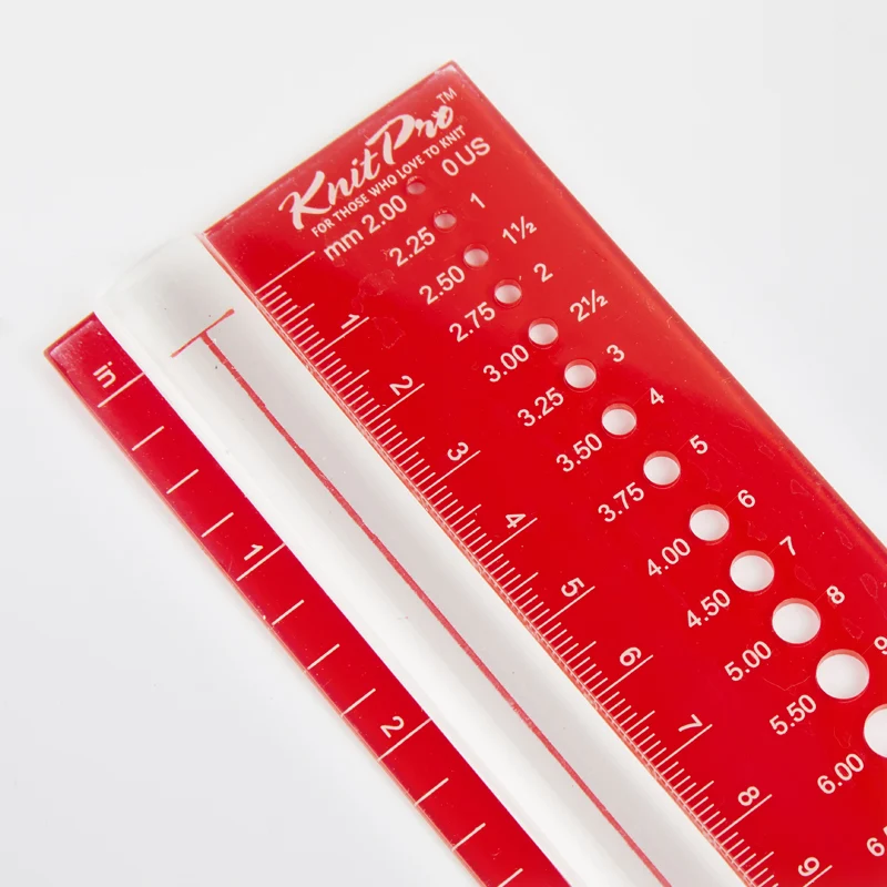 knit pro calibreur de jauge avec loupe