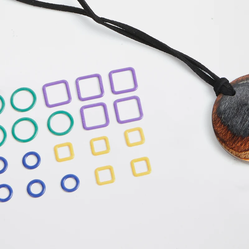 knit pro ensemble d'aimants pendentif en bois