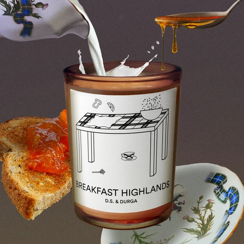 Breakfast Leipzig Candle