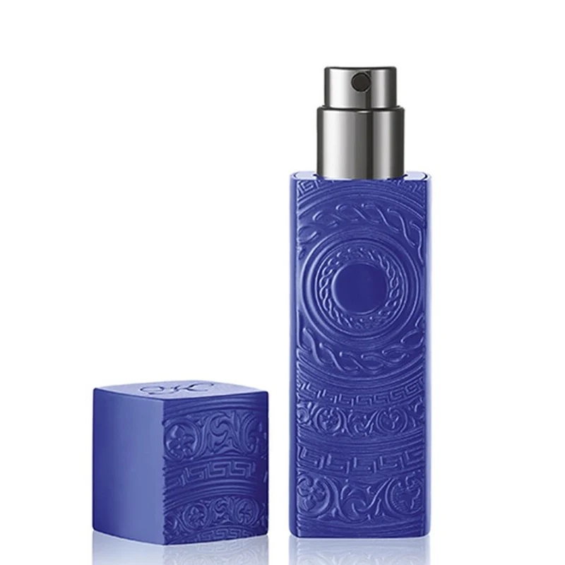 Blue refillable travel spray