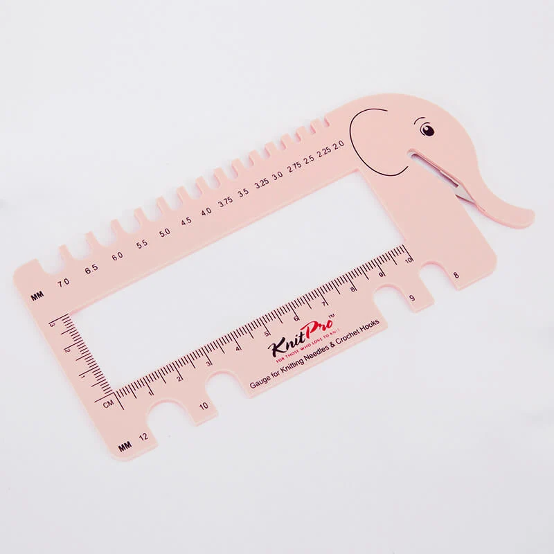 knit pro éléphant de calibreur d'aiguille