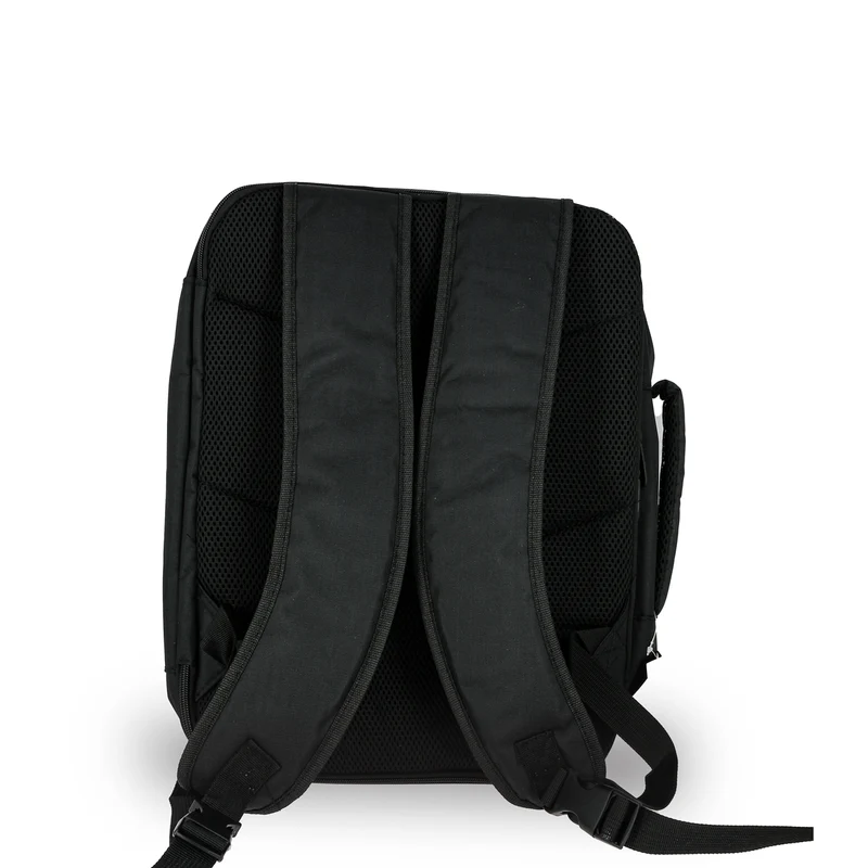 Sac à Dos Noir avec Compartiments 40x15x31cm