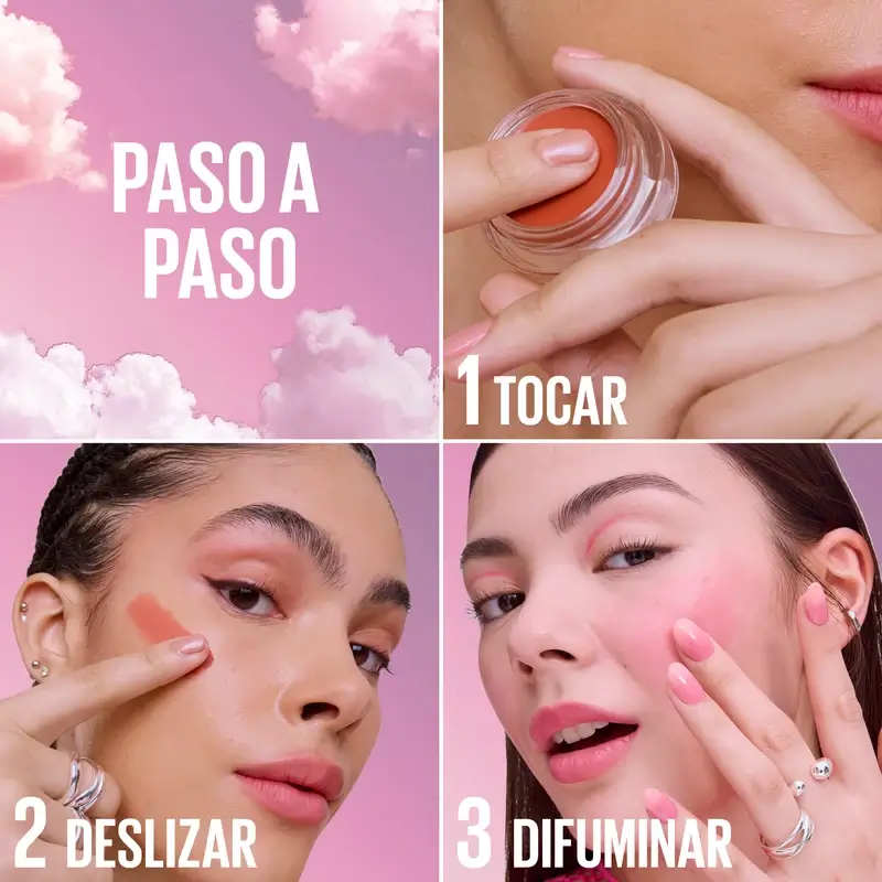 Maybelline New York Cloudtopia Blush liquide mat, teinte 30 Sunrise, 4,75 ml