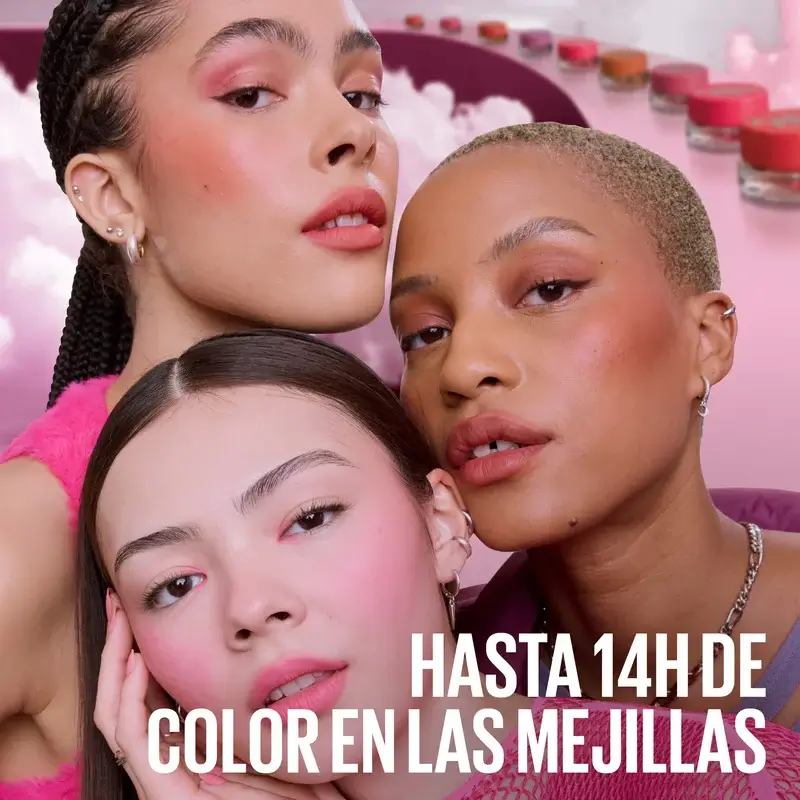 Maybelline New York Cloudtopia Blush liquide mat, teinte 50 Fresh Lavender, 4,75 ml