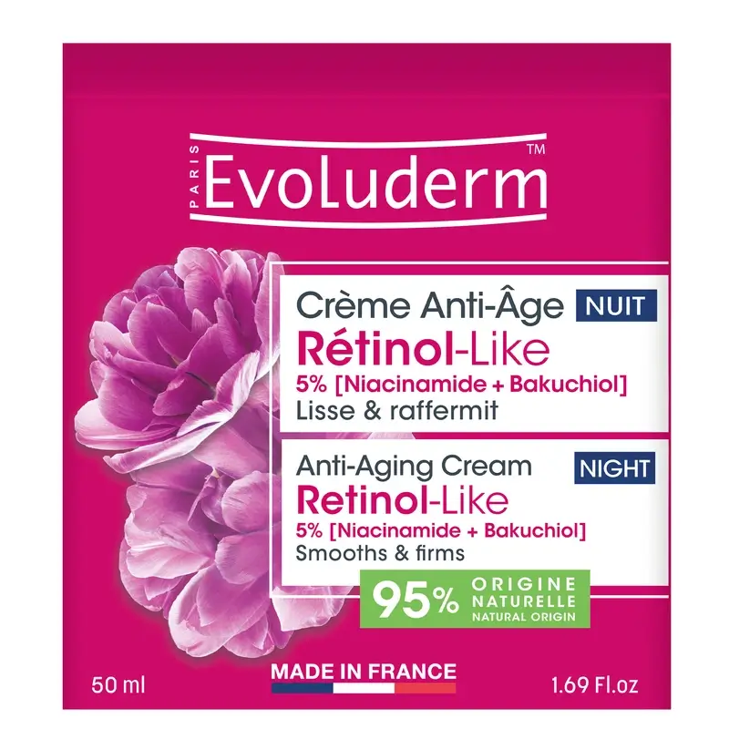 Evoluderm Crème de nuit anti-âge, 50 ml