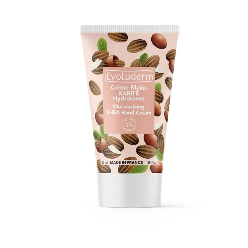 Evoluderm Crème pour les mains au beurre de karité, 50 ml