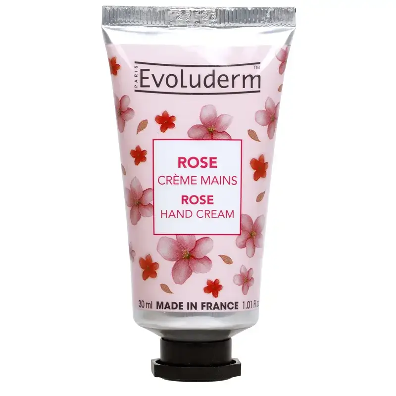 Evoluderm Crème mains à la rose, 30 ml
