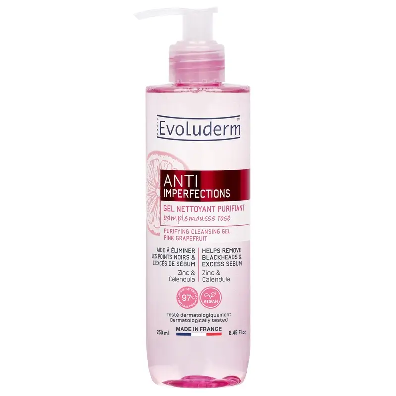 Gel purifiant Evoluderm, 250 ml