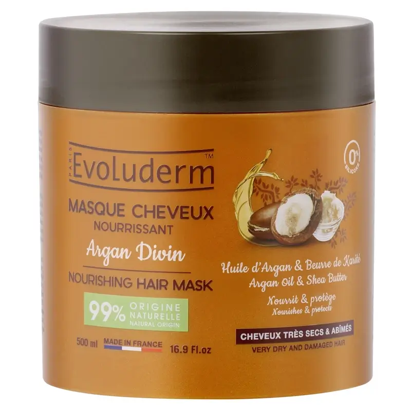 Evoluderm Masque capillaire Argan Divin, 500 ml
