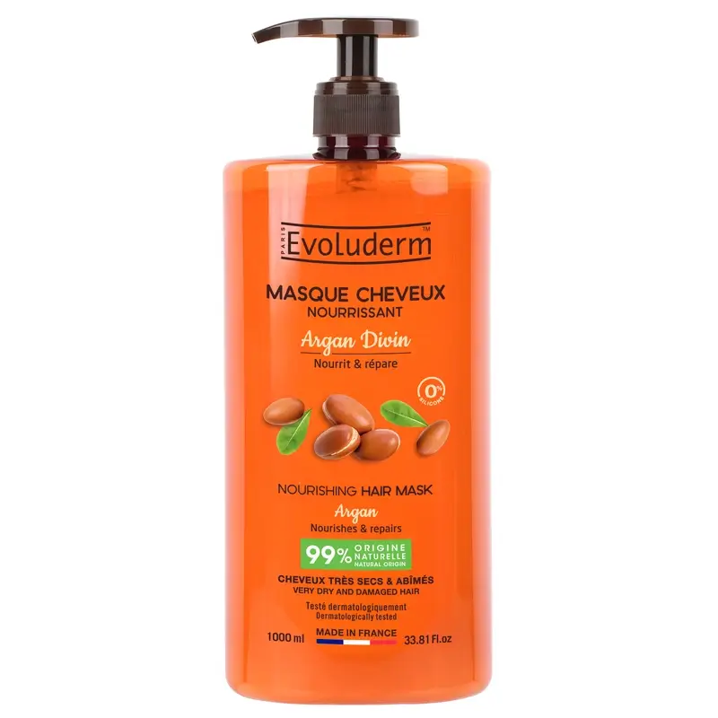 Evoluderm Masque capillaire Argan Divin, 1000 ml
