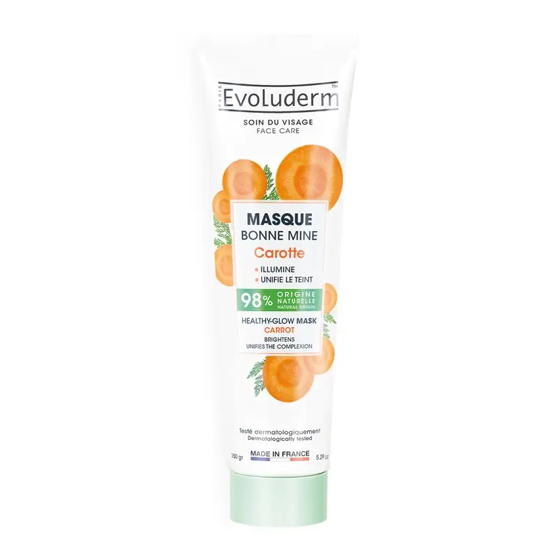 Evoluderm Masque visage à la carotte, 150 g
