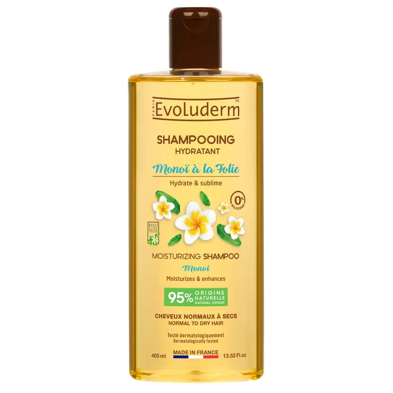 Evoluderm Shampooing au monoï, 400 ml