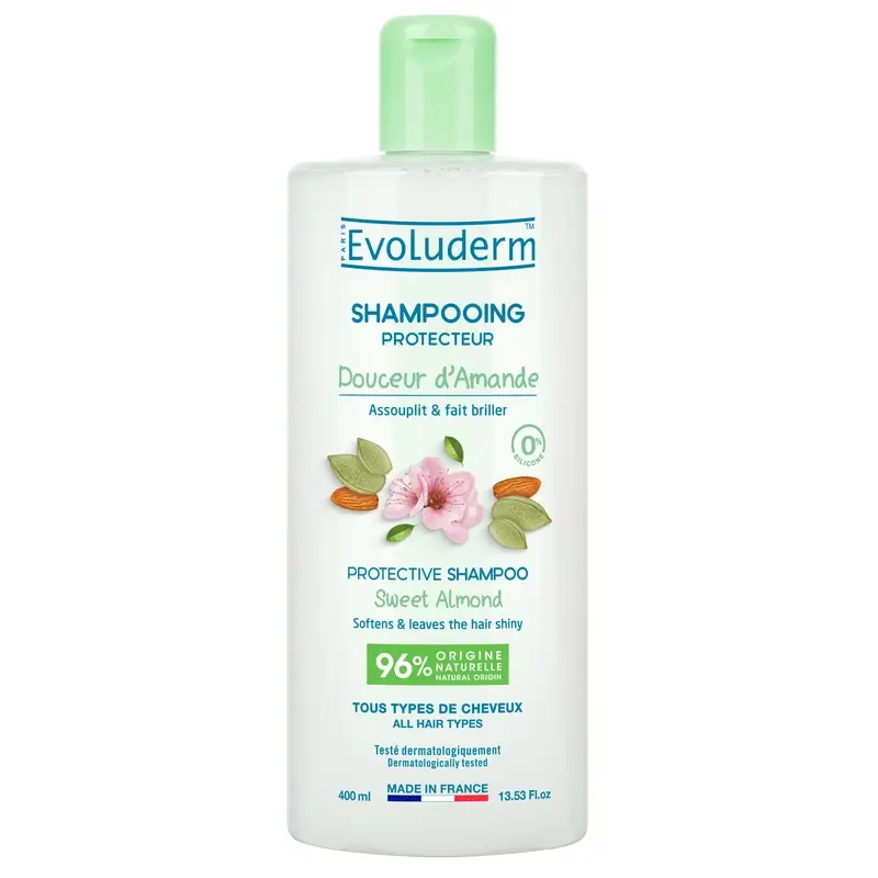 Evoluderm Shampooing à l'amande douce, 400 ml