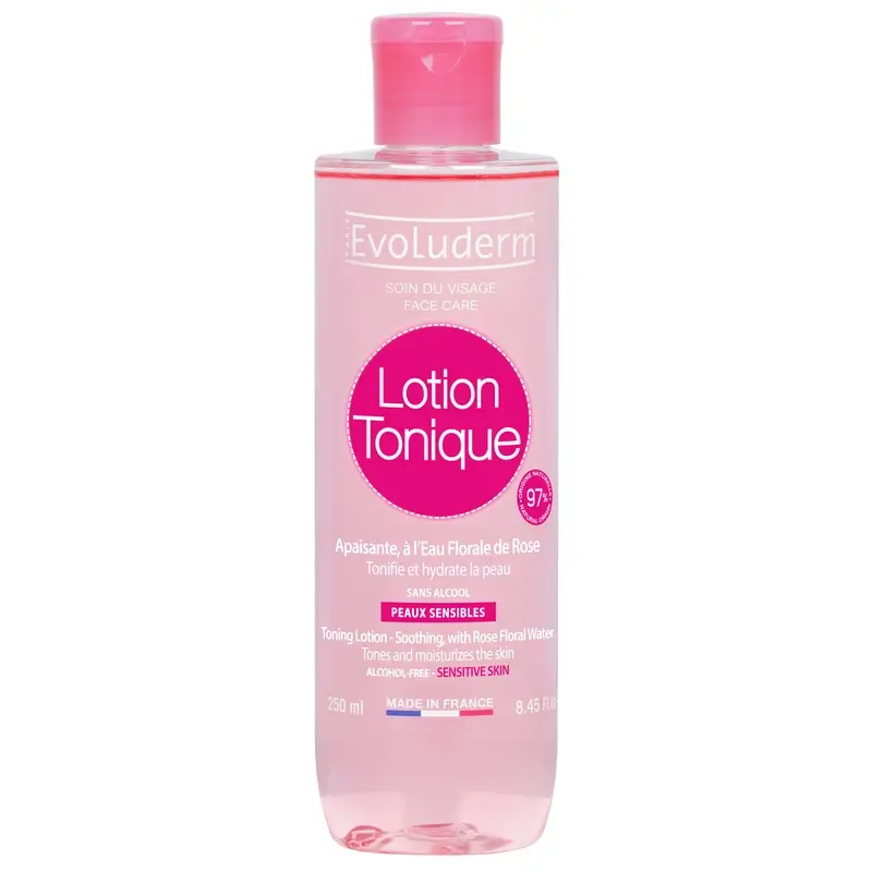 Evoluderm Lotion tonique pour peau sensible, 250 ml