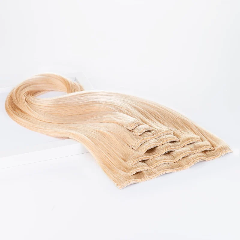 KIT COMPLET Tête Entière Extensions avec Clips 7 Bandes 50/55cm