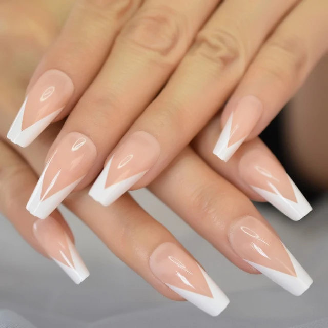 Faux Ongles French Couleur