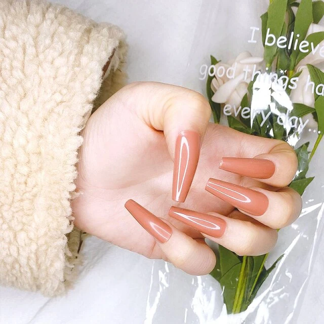 Faux Ongles Couleur Automne