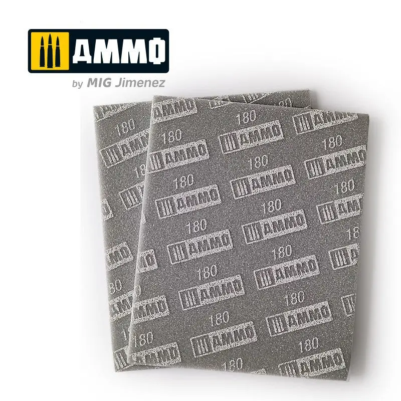 A.MIG-8556 Sanding Sponge Sheet (180) – 2 pcs.