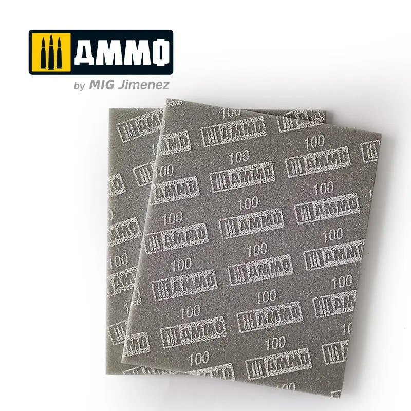 MIG A.MIG-8555 Sanding Sponge Sheet (100) – 2 pcs.