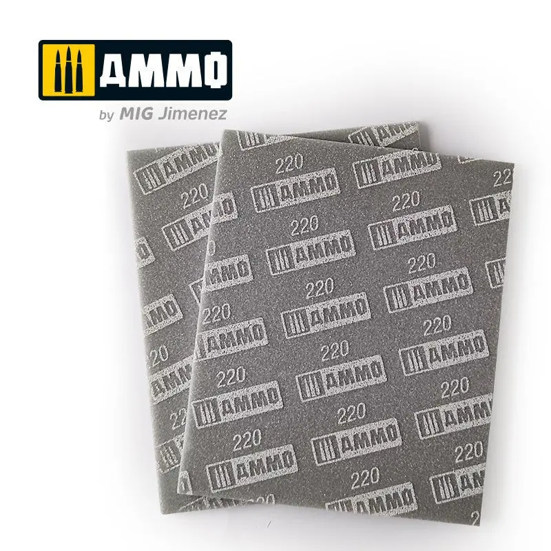 MIG A.MIG-8557 Sanding Sponge Sheet (220) – 2 pcs.