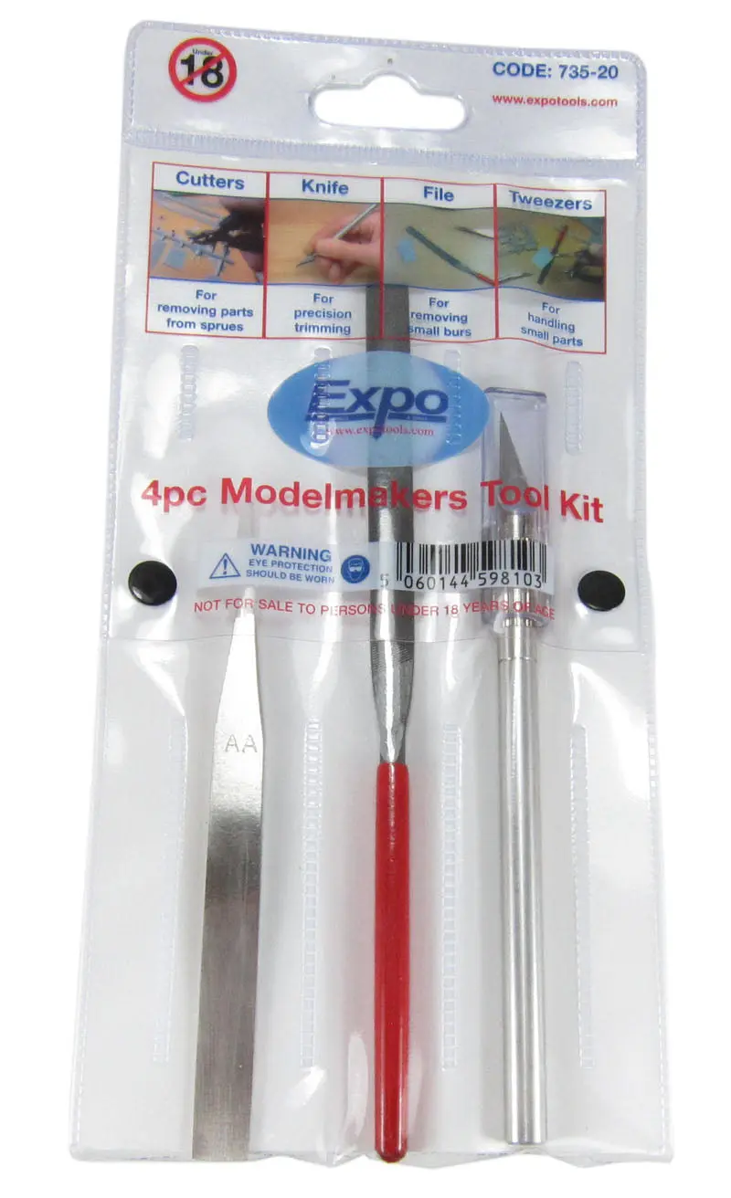 Expo Drills & Tools 735-20 Modellers Tool Kit