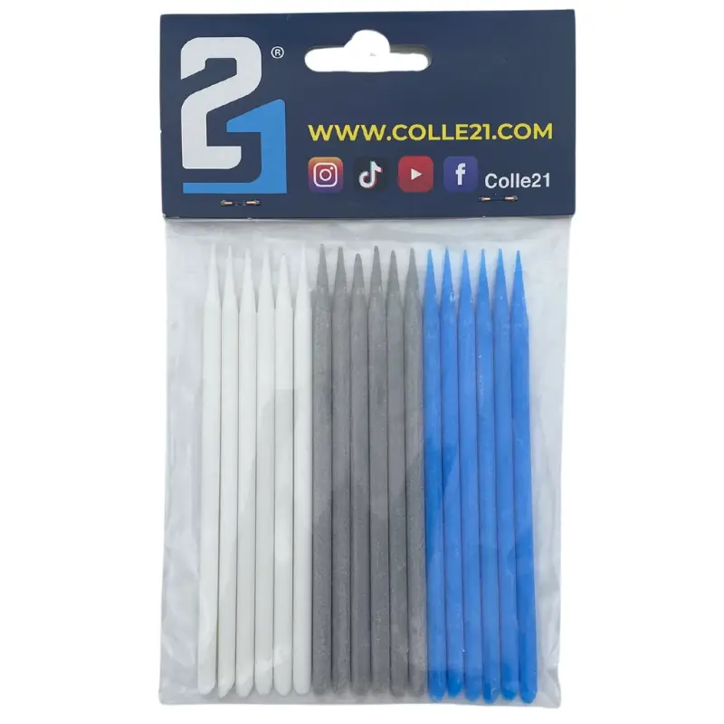 18 Limes Abrasives Superglue Colle21 – Pack de 18 Limes de ponçage avec Granulométries Variées (100 à 240) produits et accessoires professionnelle pour le Bricolage & Modélisme ! ✨🔧